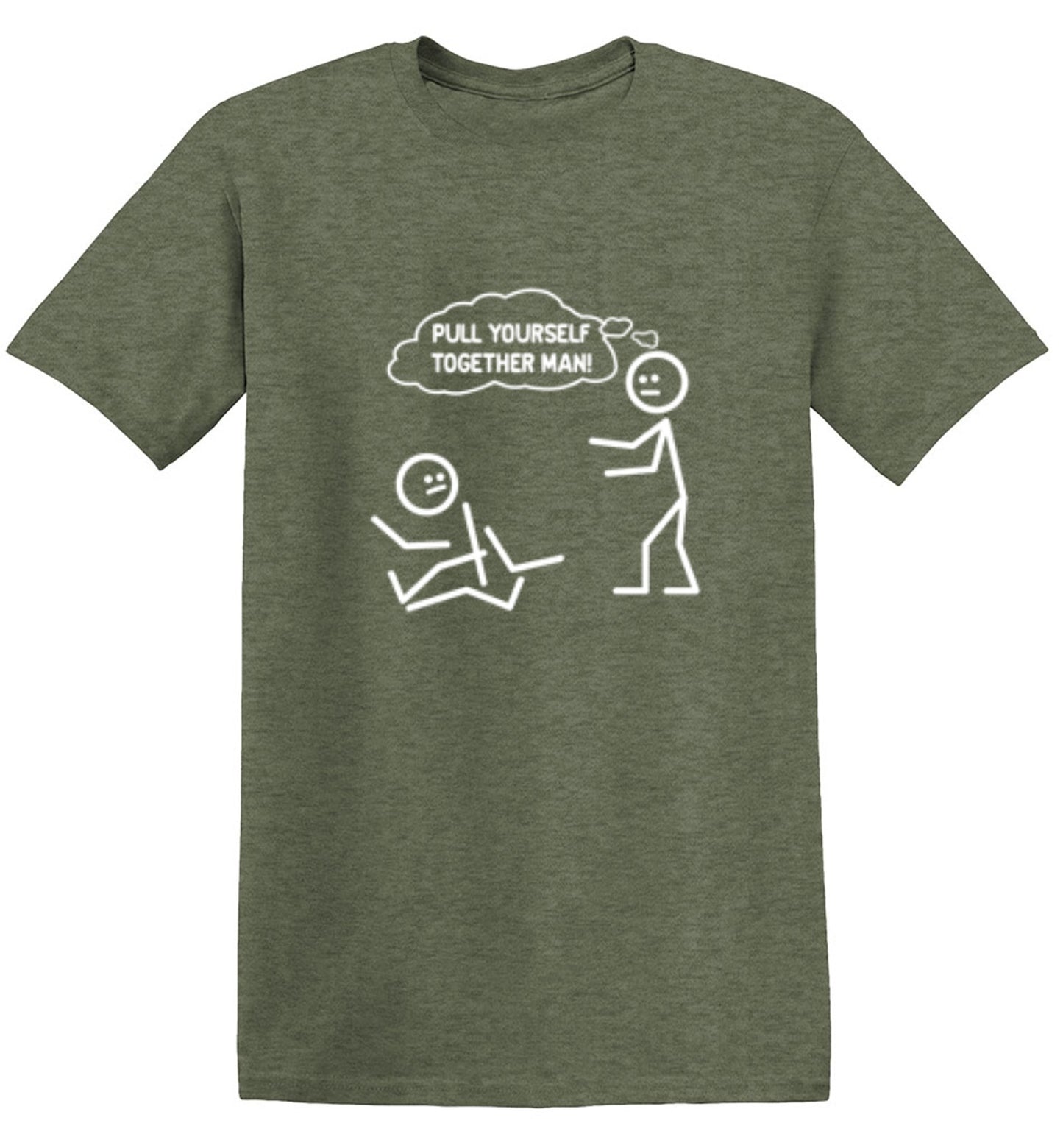 Funny T-Shirts design "Pull Yourself Together Man"
