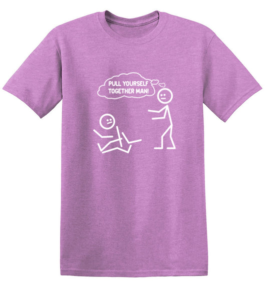 Funny T-Shirts design "Pull Yourself Together Man"