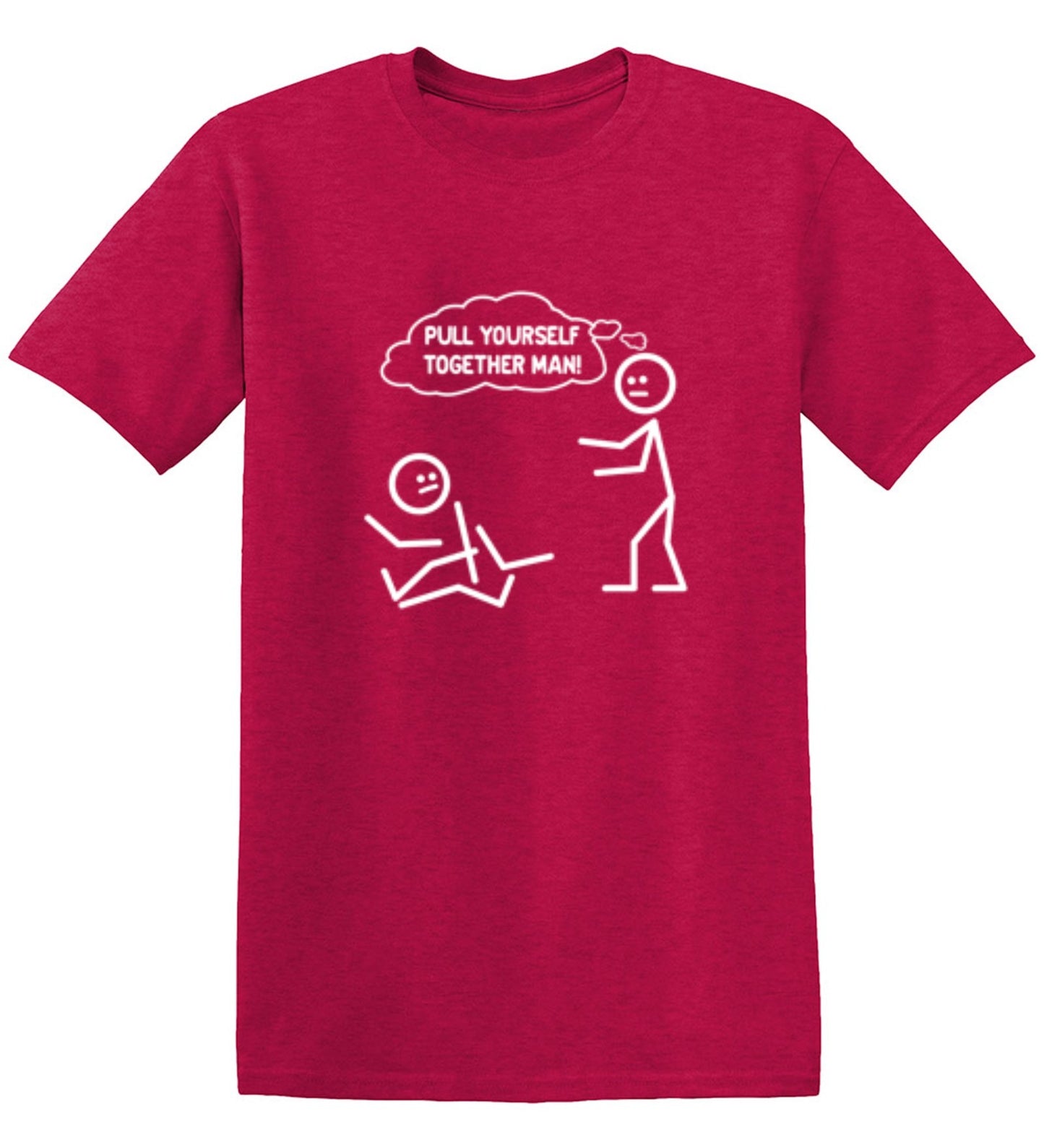 Funny T-Shirts design "Pull Yourself Together Man"