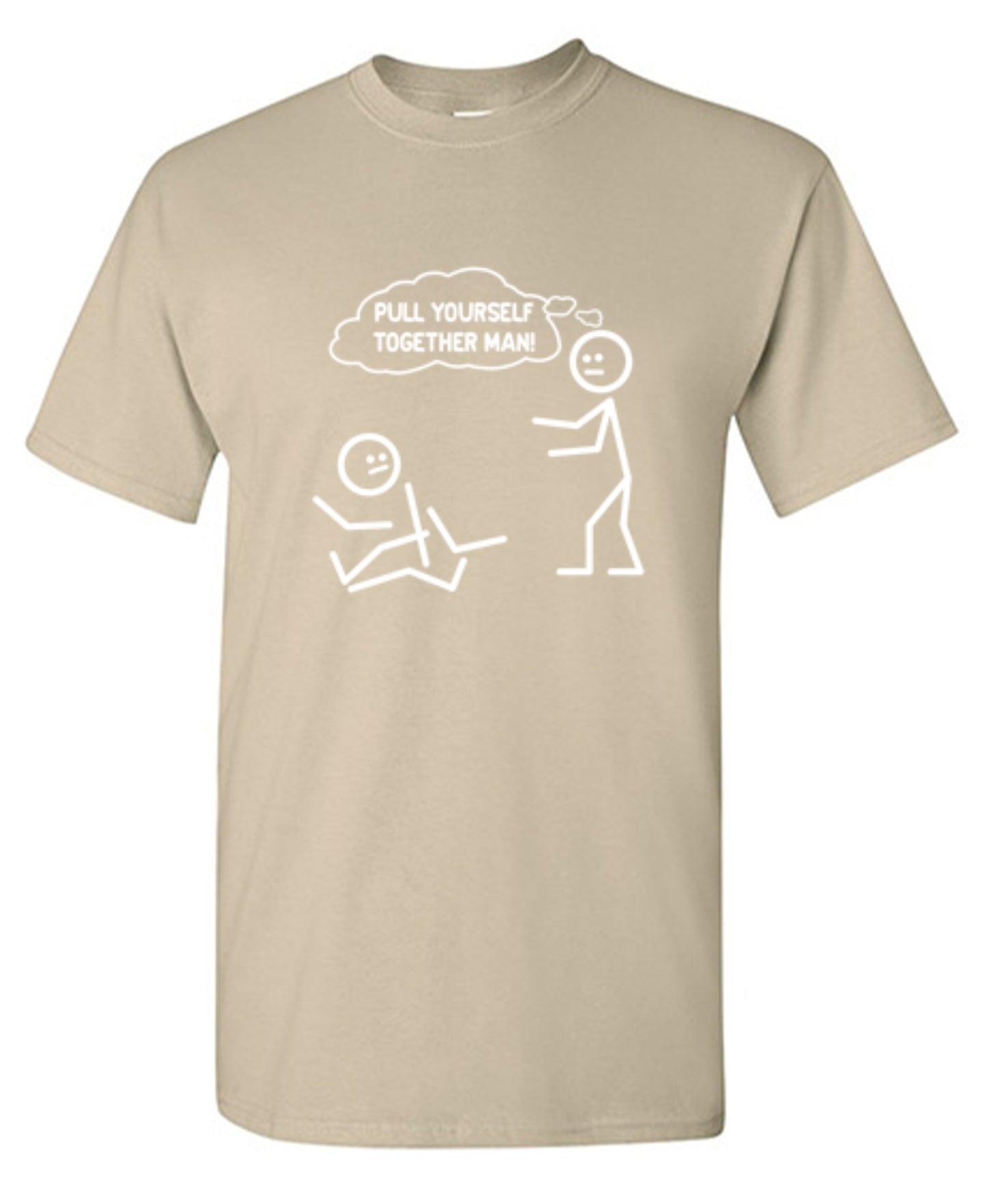 Funny T-Shirts design "Pull Yourself Together Man"