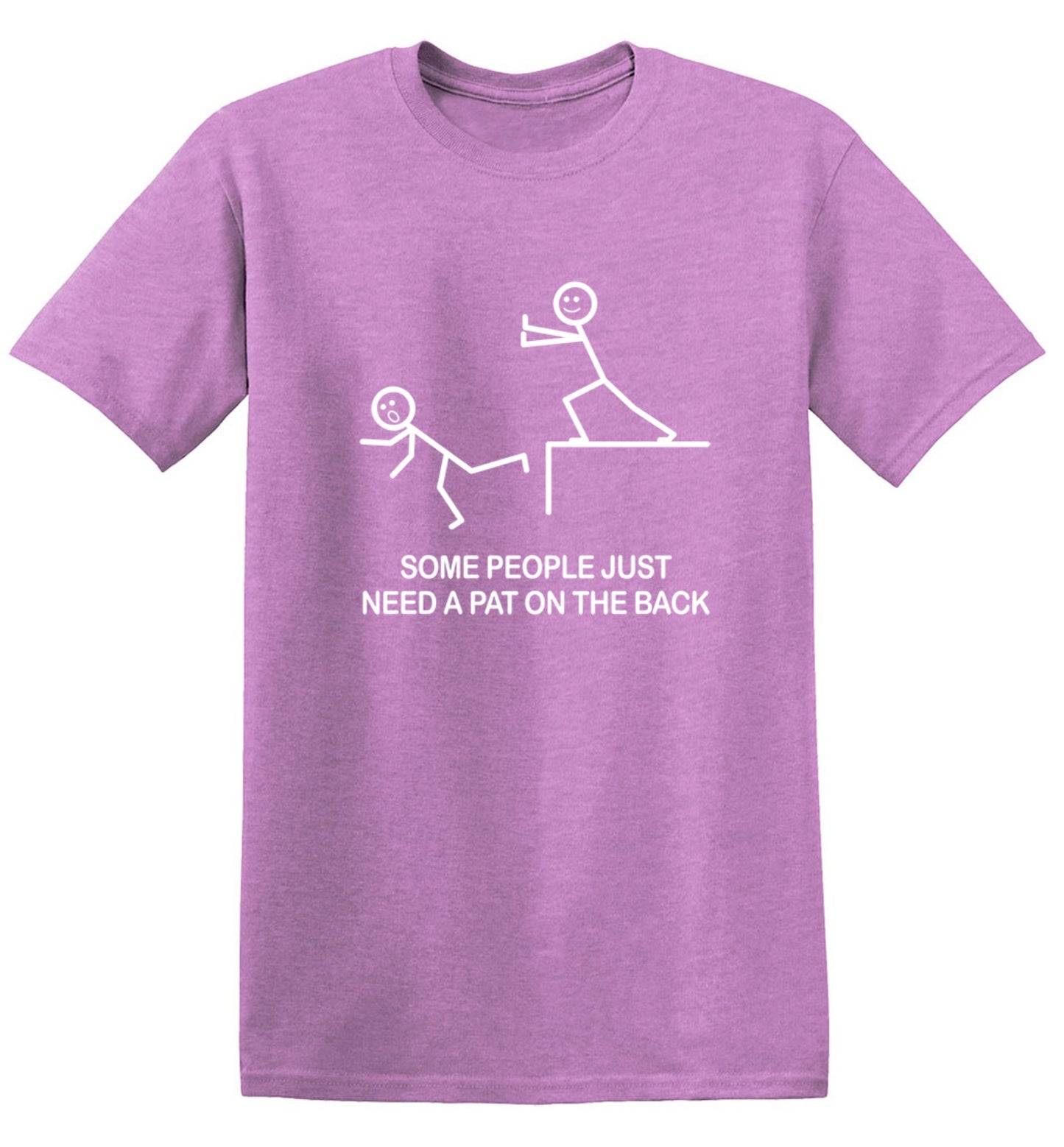 Funny T-Shirts design "Some People Just Need A Pat On The Back"