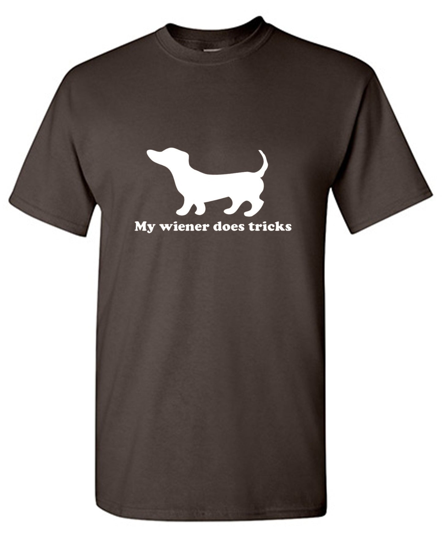 Funny T-Shirts design "My Weiner Does Tricks"