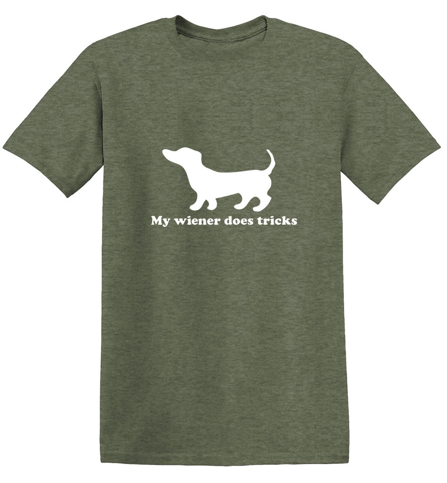 Funny T-Shirts design "My Weiner Does Tricks"
