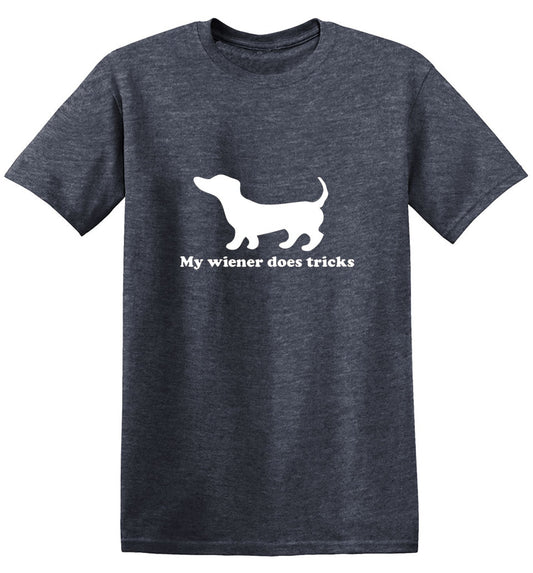 Funny T-Shirts design "My Weiner Does Tricks"