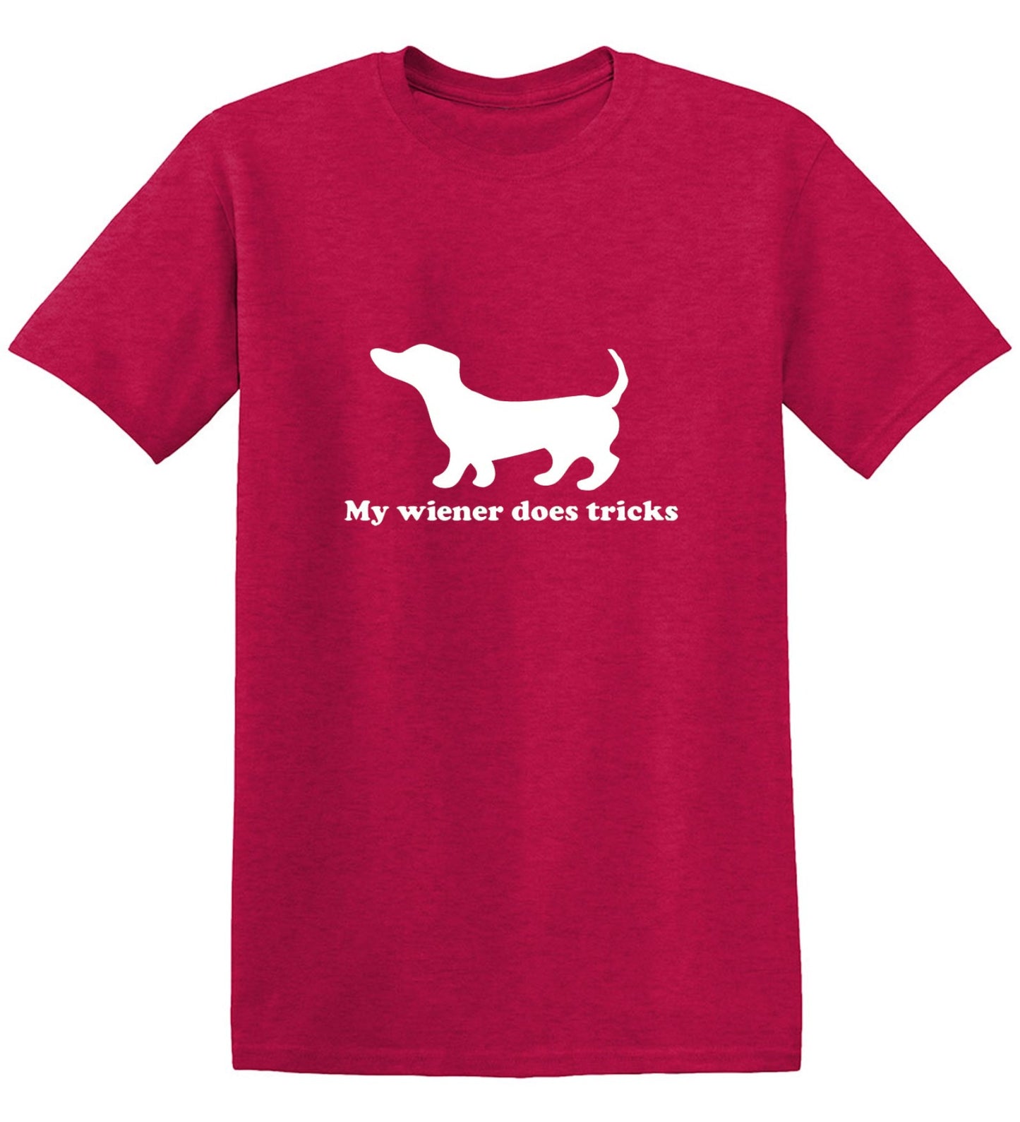 Funny T-Shirts design "My Weiner Does Tricks"