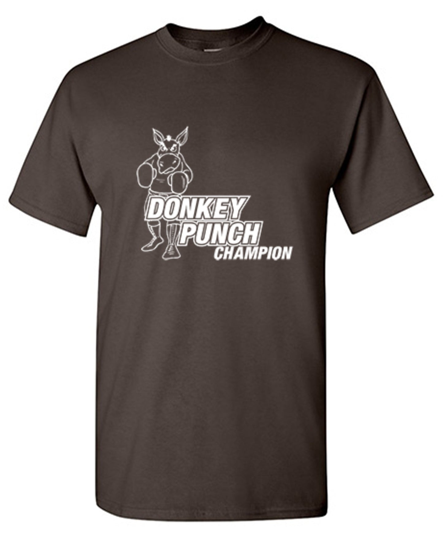 Funny T-Shirts design "Donkey Punch Champion"