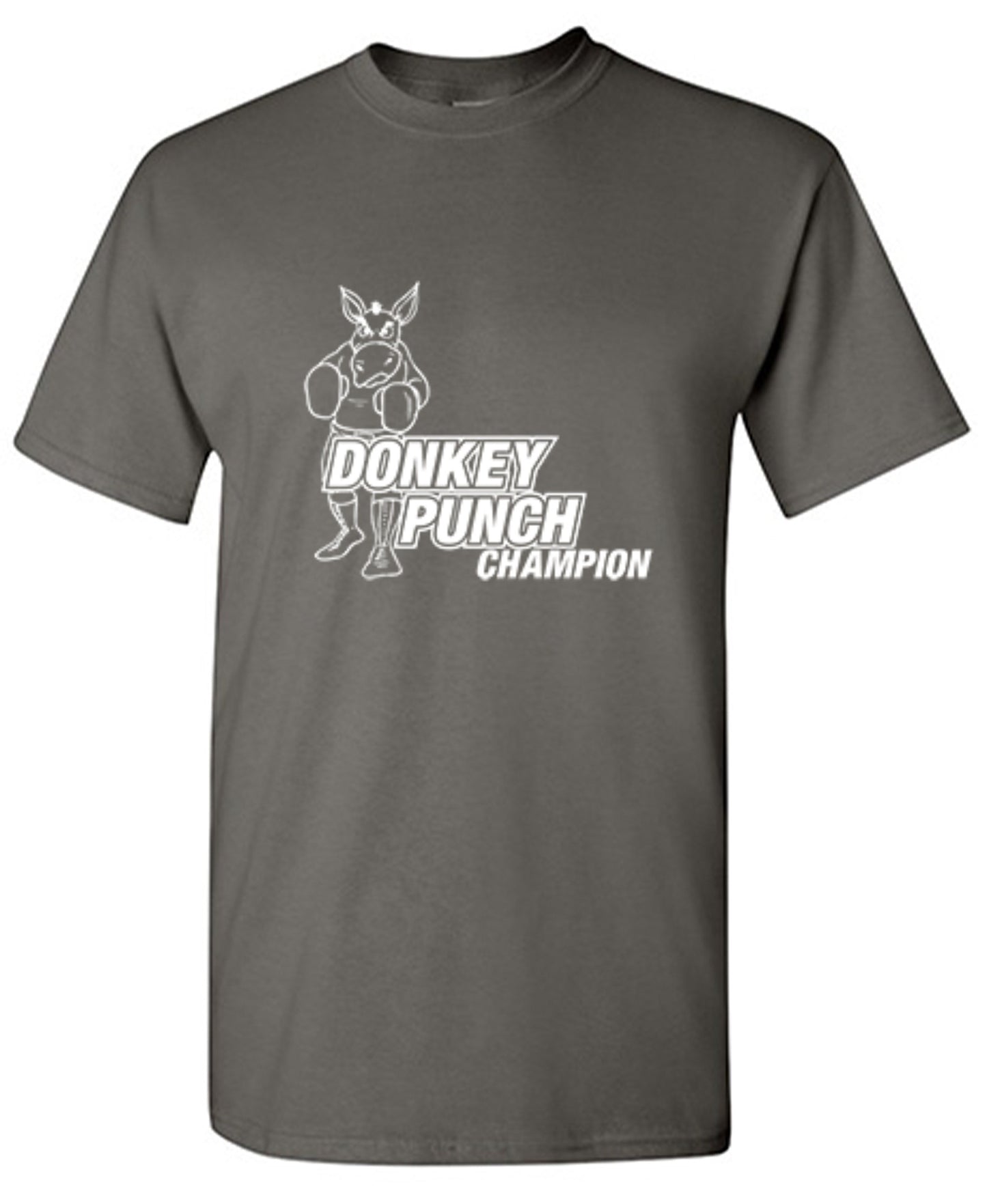 Funny T-Shirts design "Donkey Punch Champion"