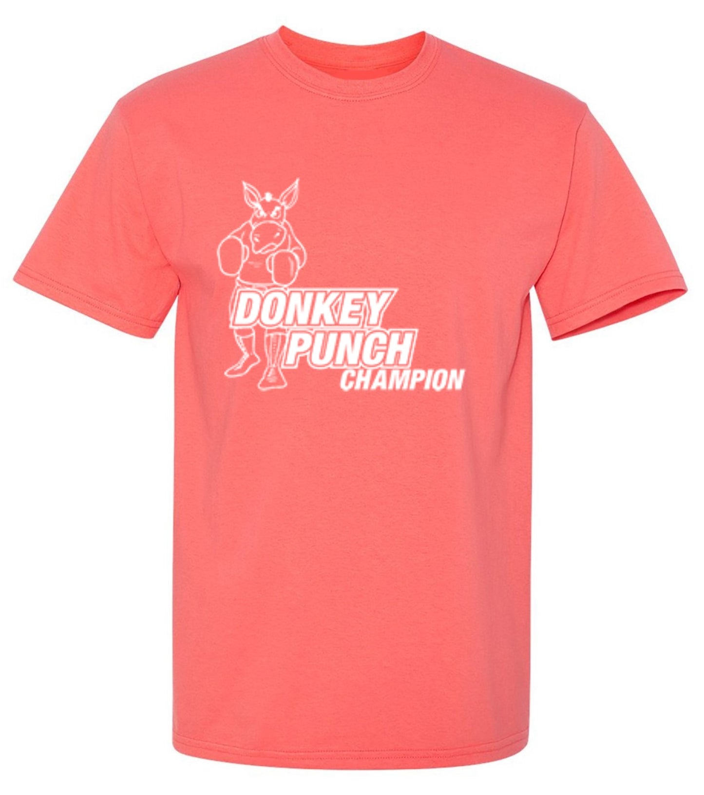 Funny T-Shirts design "Donkey Punch Champion"