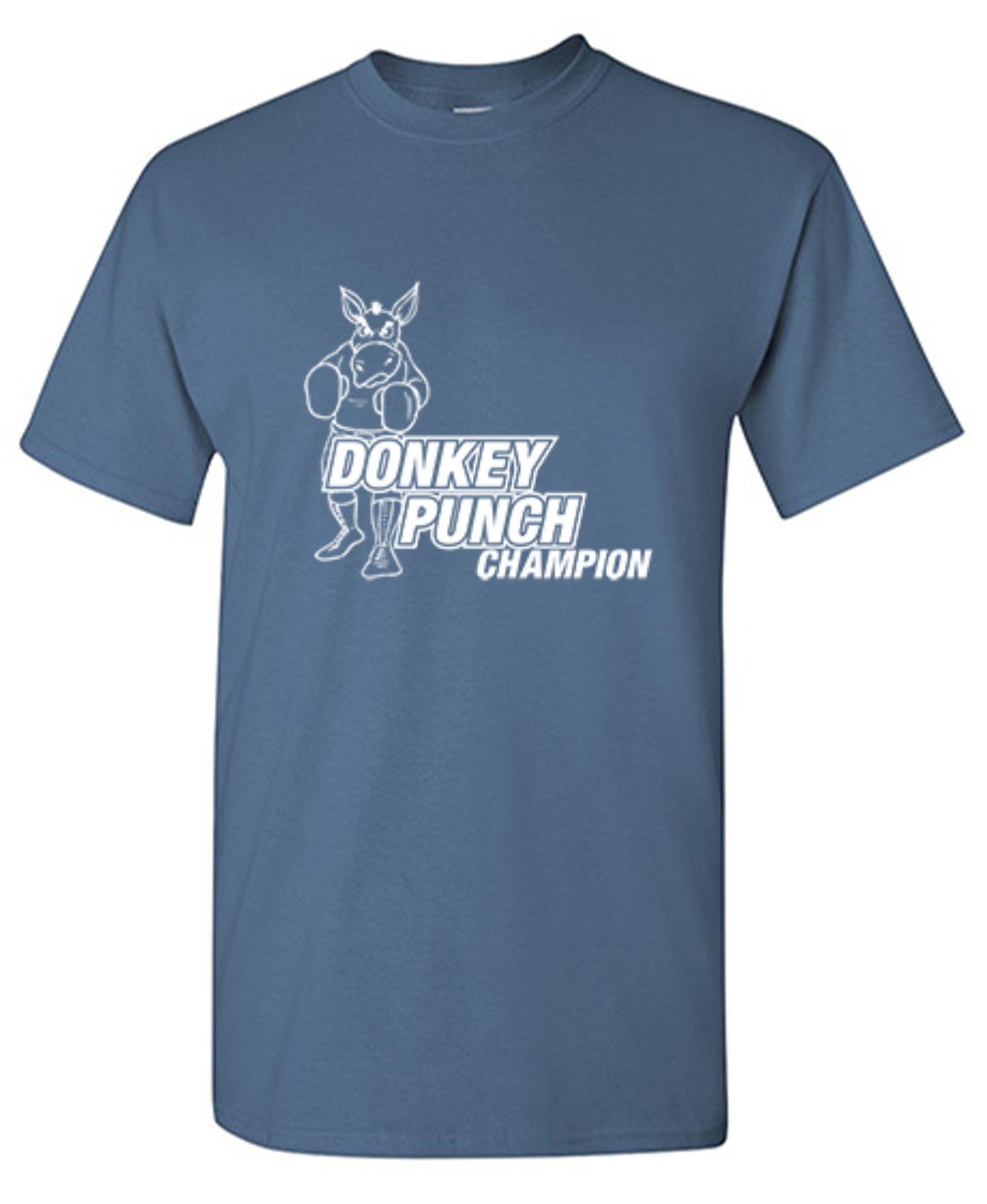 Funny T-Shirts design "Donkey Punch Champion"