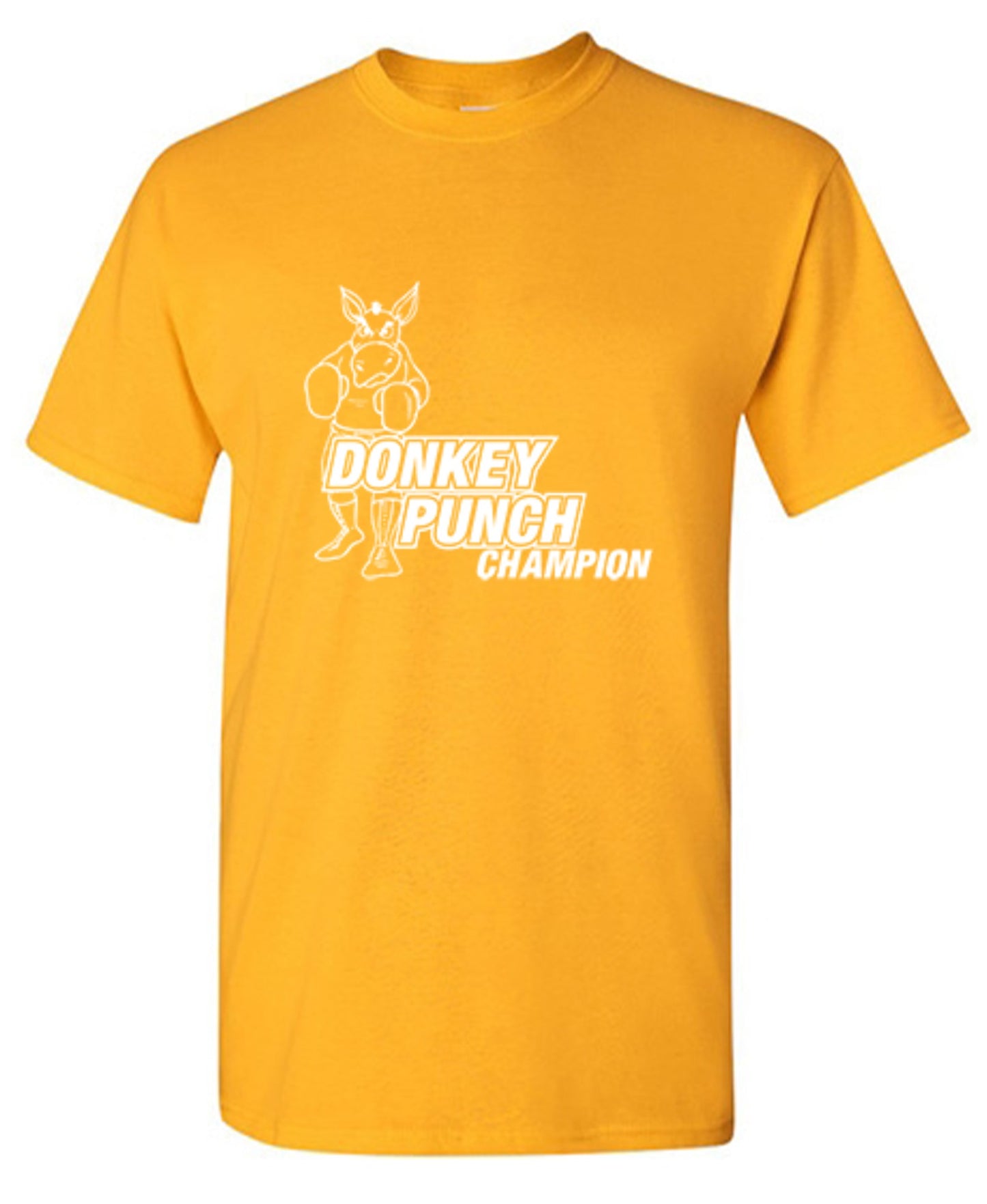 Funny T-Shirts design "Donkey Punch Champion"
