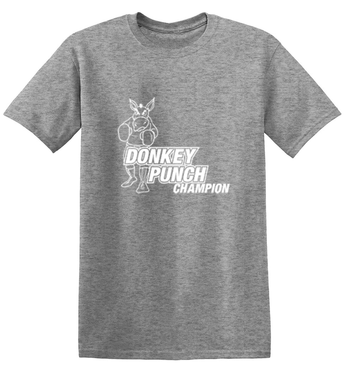 Funny T-Shirts design "Donkey Punch Champion"