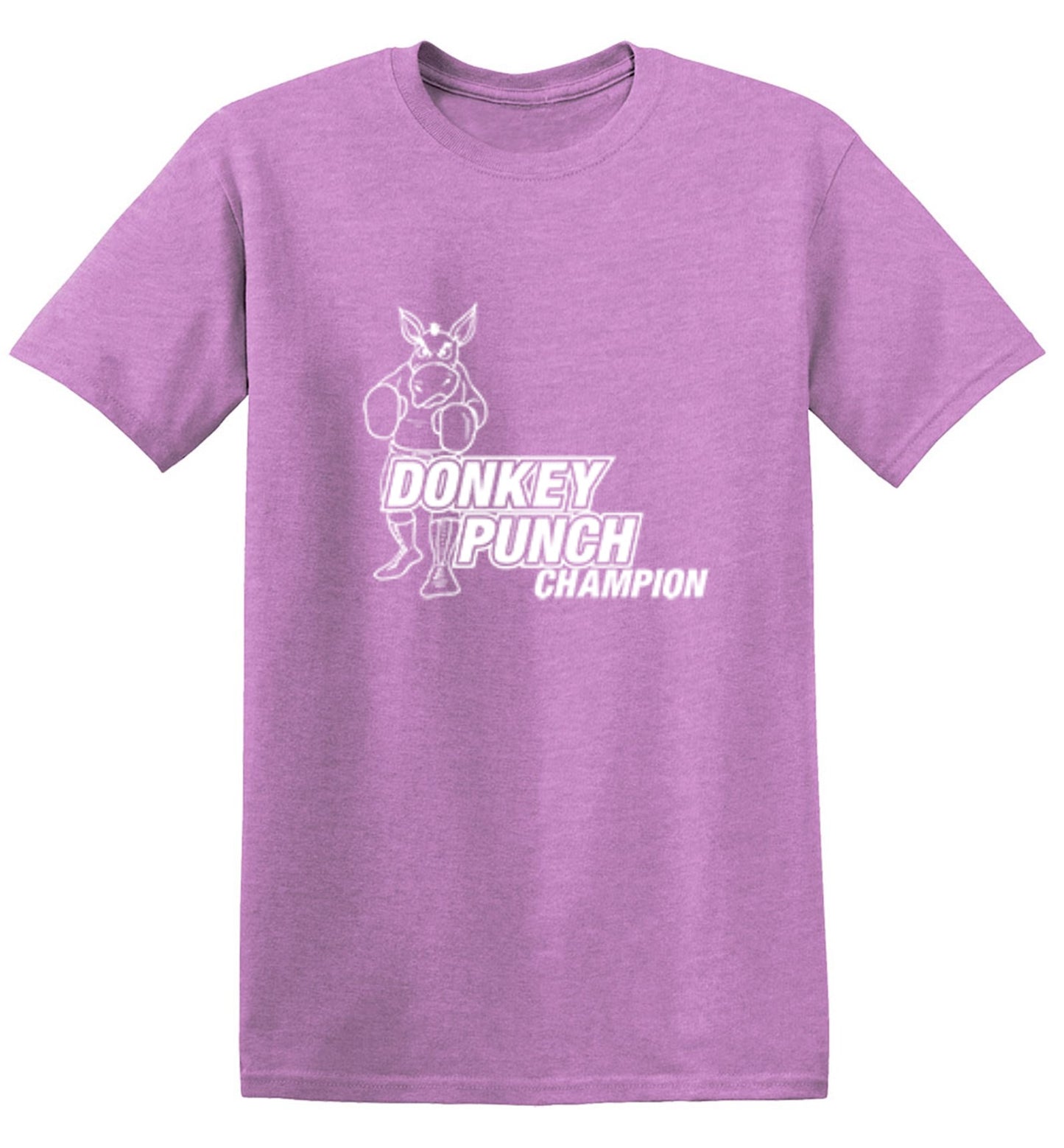 Funny T-Shirts design "Donkey Punch Champion"