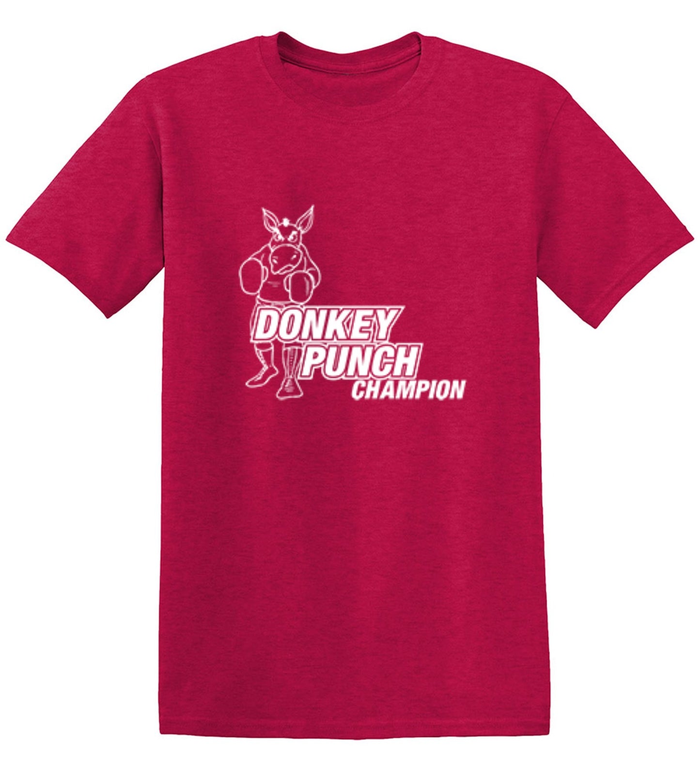 Funny T-Shirts design "Donkey Punch Champion"