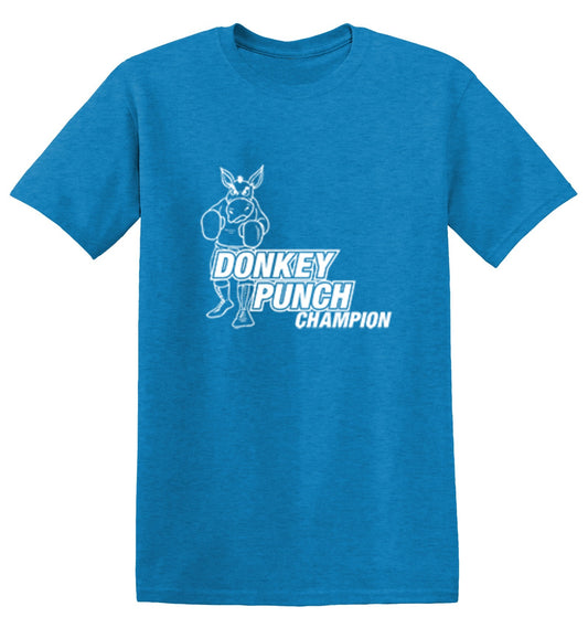 Funny T-Shirts design "Donkey Punch Champion"
