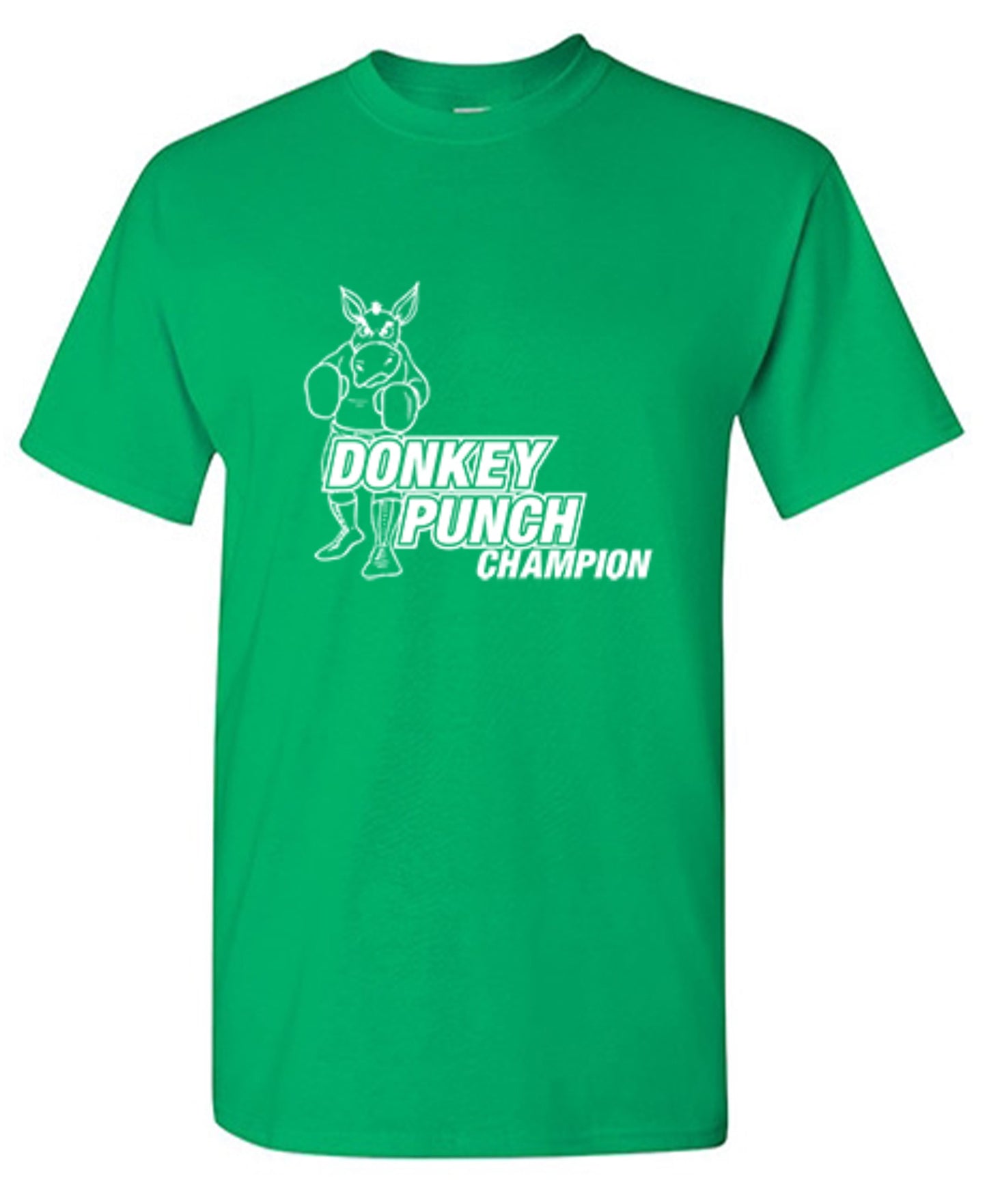 Funny T-Shirts design "Donkey Punch Champion"