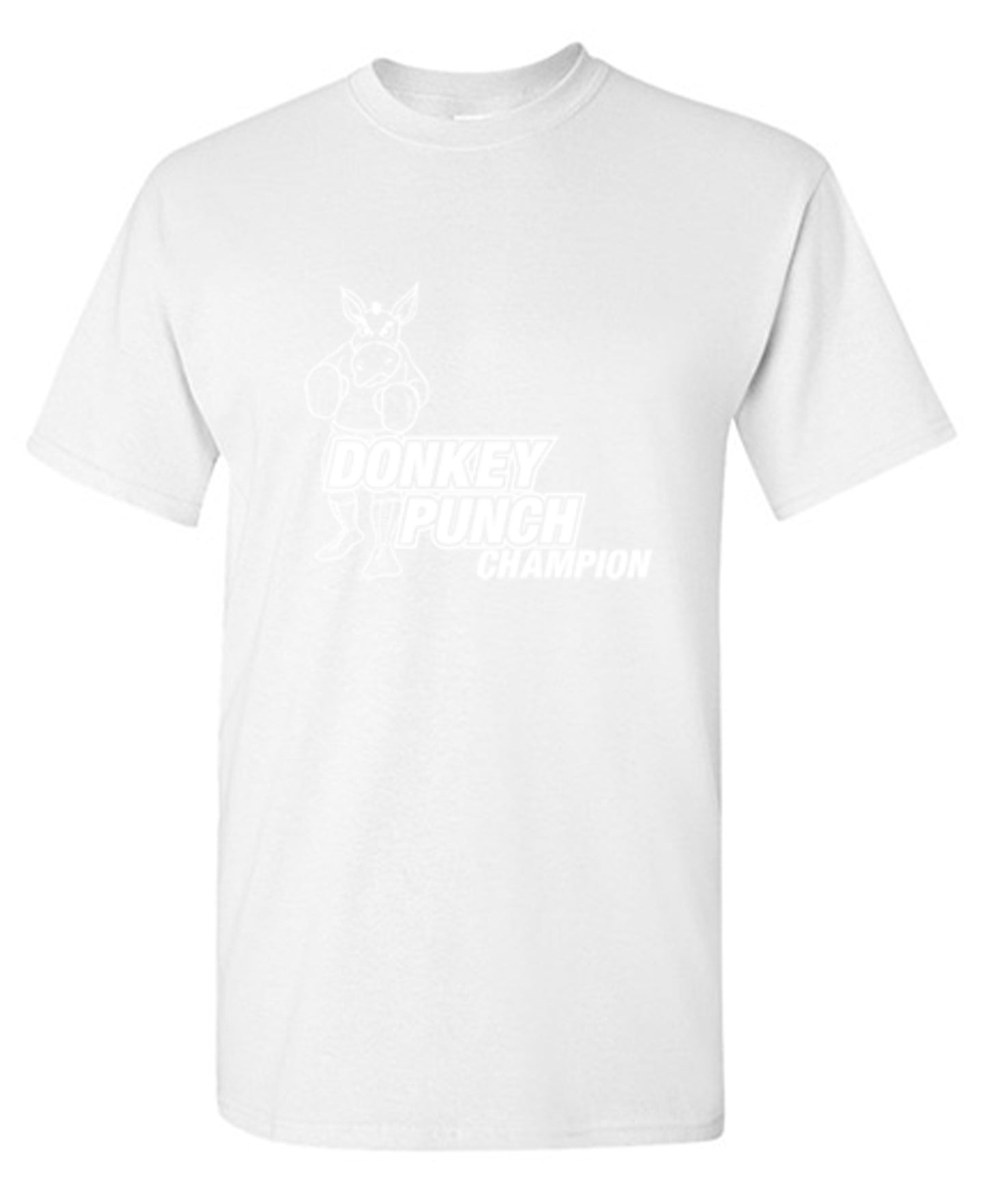 Funny T-Shirts design "Donkey Punch Champion"
