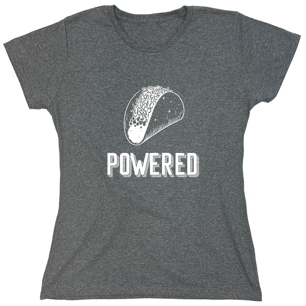 Funny T-Shirts design "Taco Powered - Womens"