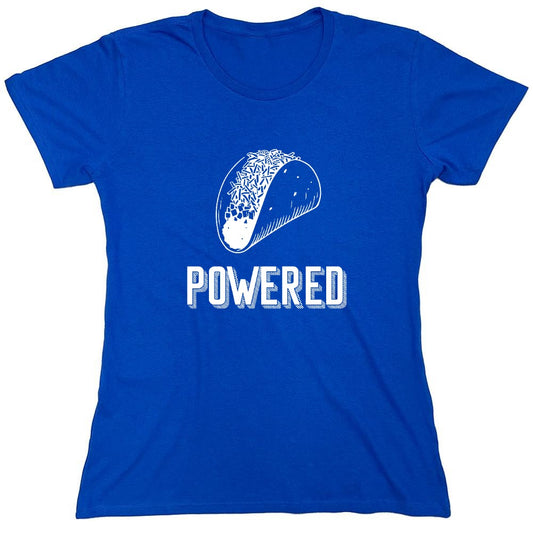Funny T-Shirts design "Taco Powered - Womens"
