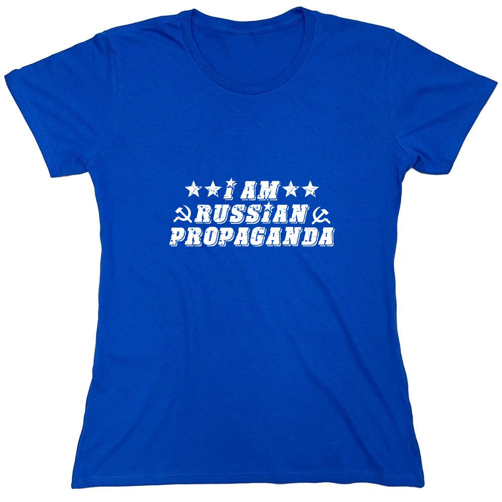 Funny T-Shirts design "I Am Russian Propaganda - Womens"