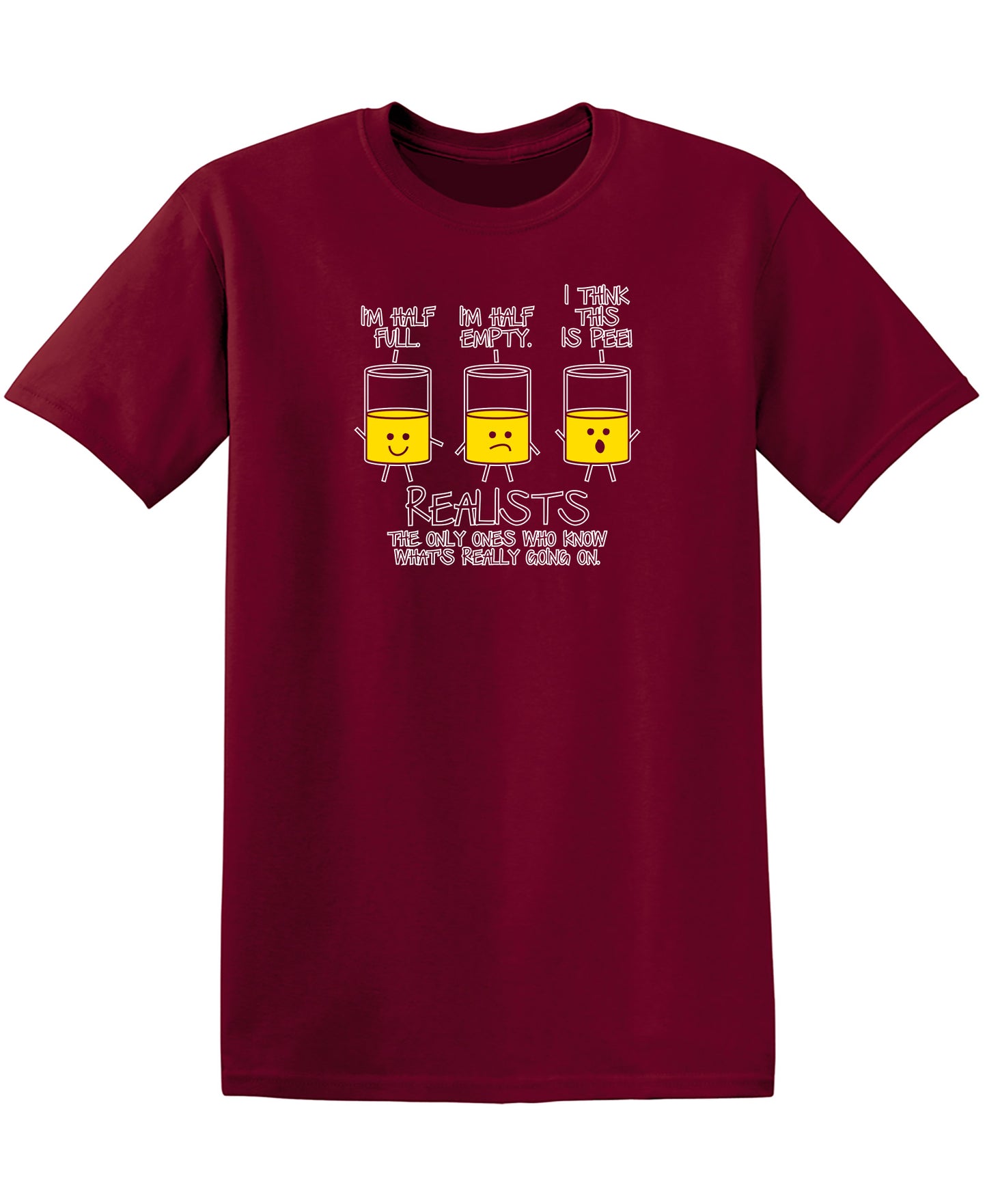 Funny T-Shirts design "Realists The Only Ones Who Knows What Is Going On"