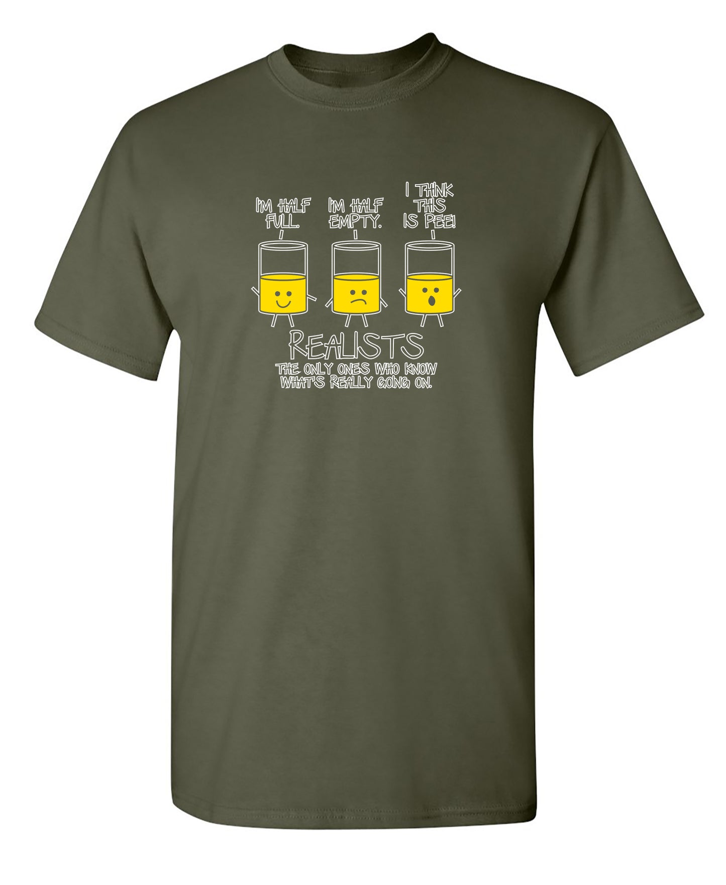Funny T-Shirts design "Realists The Only Ones Who Knows What Is Going On"