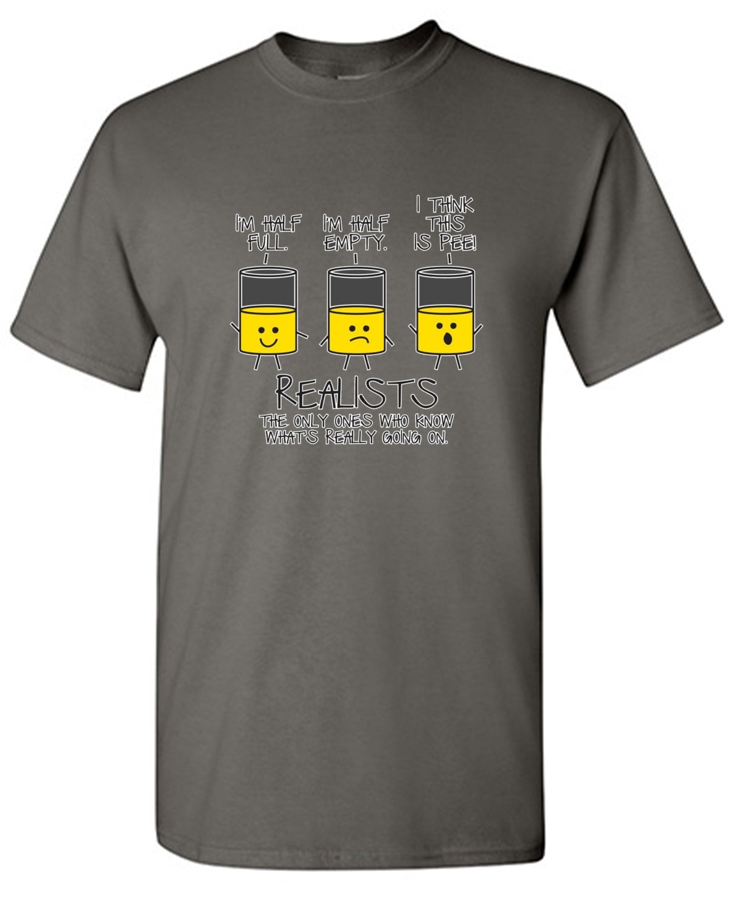 Funny T-Shirts design "Realists The Only Ones Who Knows What Is Going On"