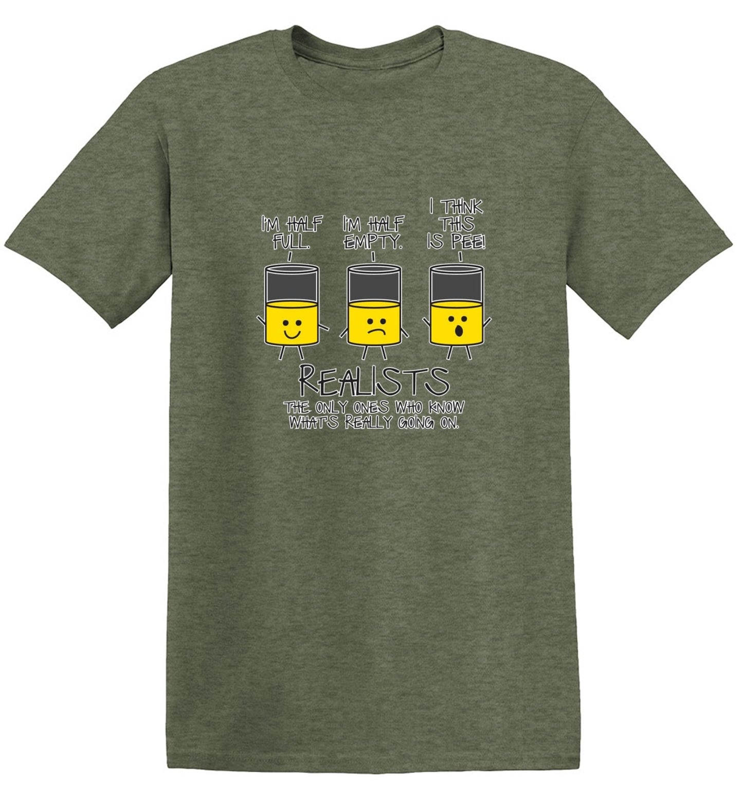 Funny T-Shirts design "Realists The Only Ones Who Knows What Is Going On"