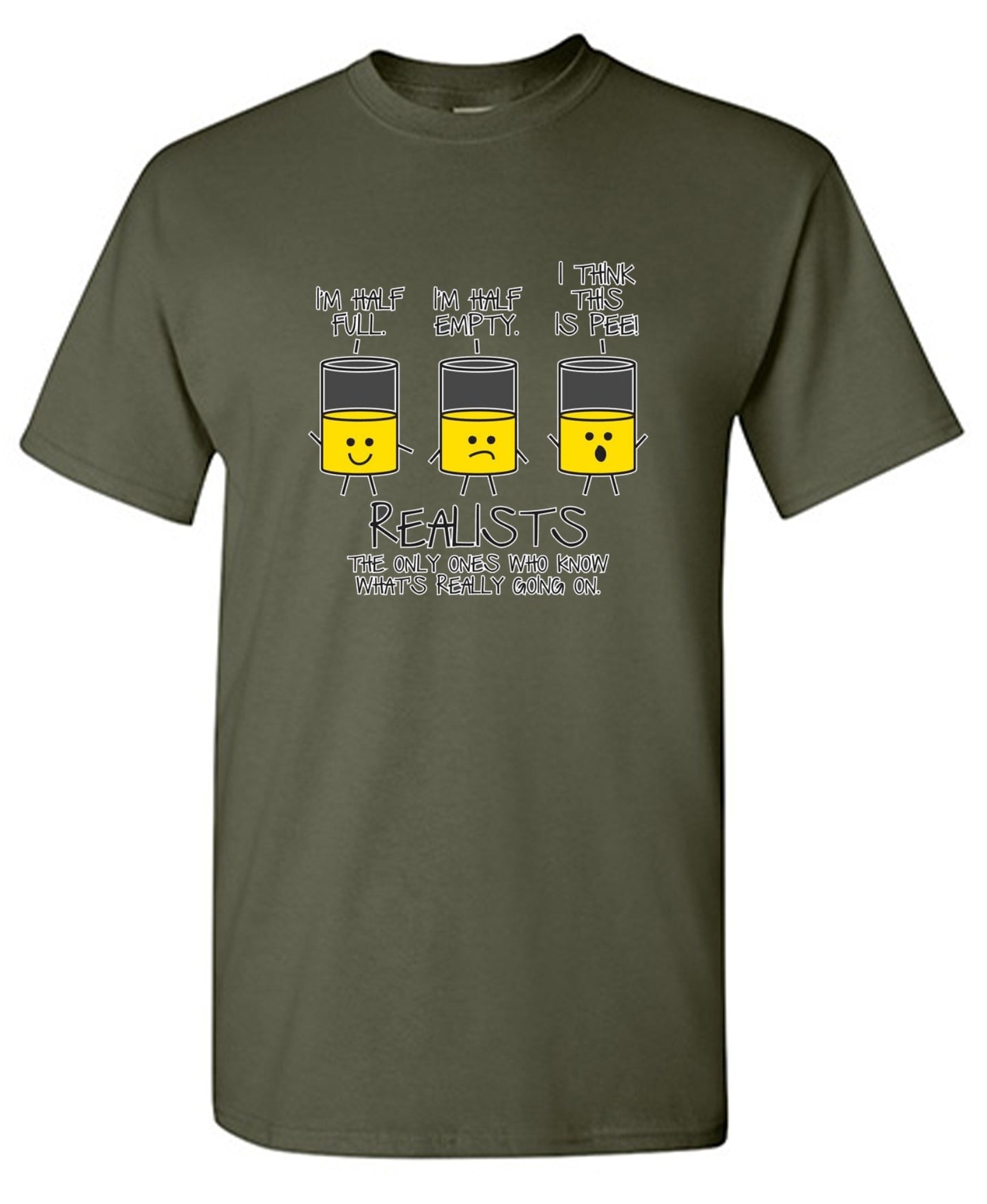 Funny T-Shirts design "Realists The Only Ones Who Knows What Is Going On"