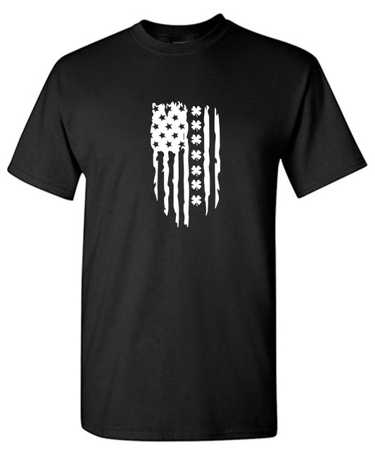 Funny T-Shirts design "FLAG IRISH - Youth"