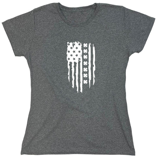 Funny T-Shirts design "FLAG IRISH - Womens"