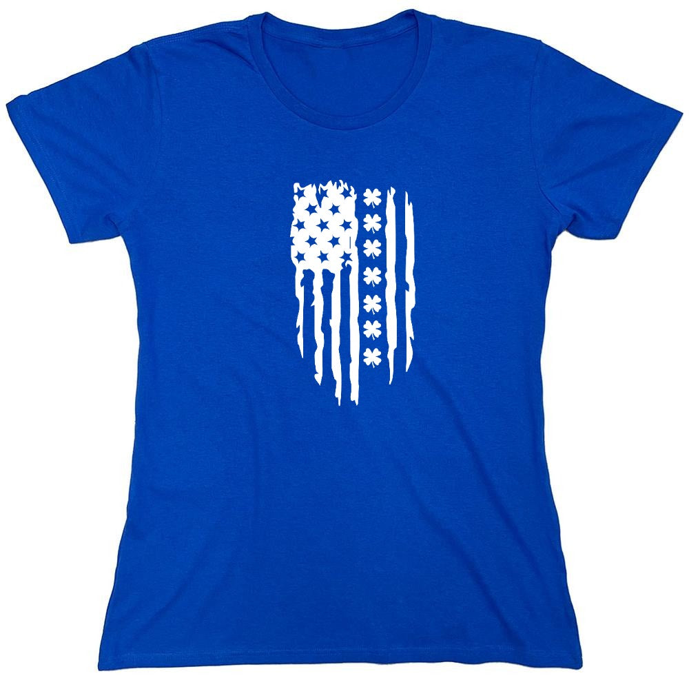 Funny T-Shirts design "FLAG IRISH - Womens"