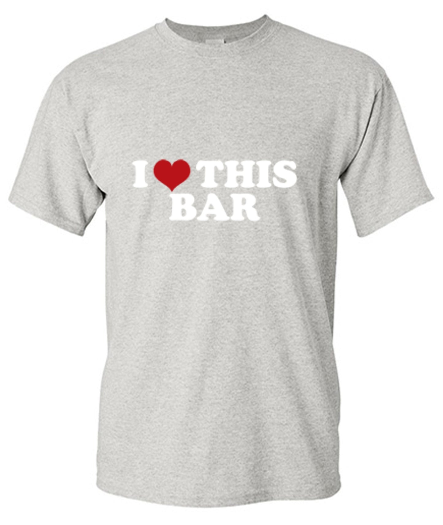 Funny T-Shirts design "I Love This Bar"
