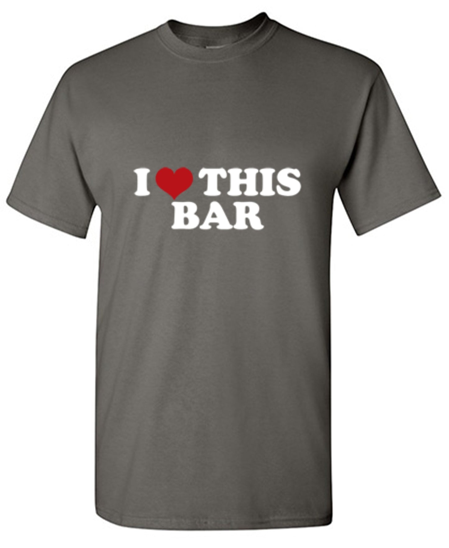 Funny T-Shirts design "I Love This Bar"