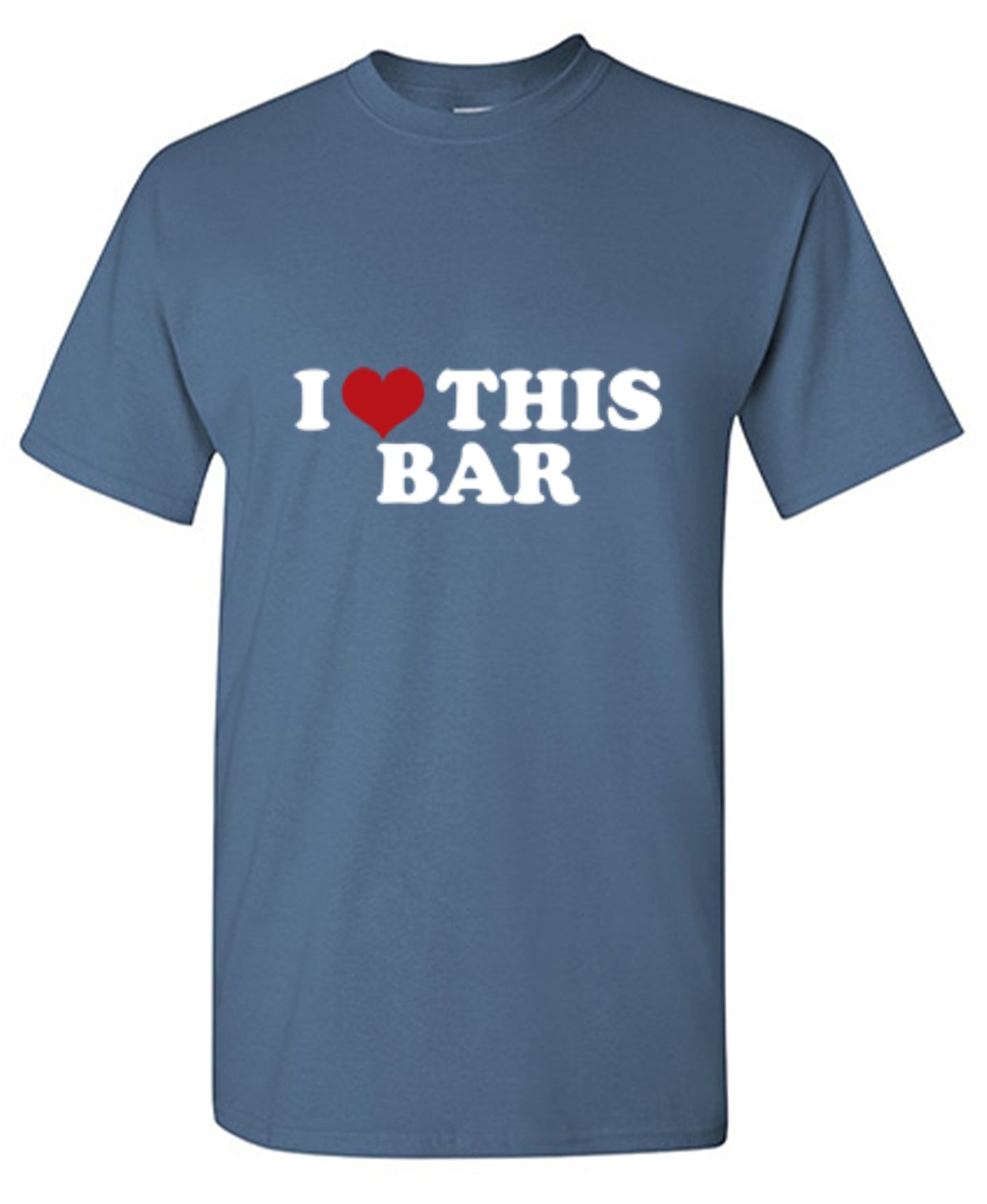 Funny T-Shirts design "I Love This Bar"