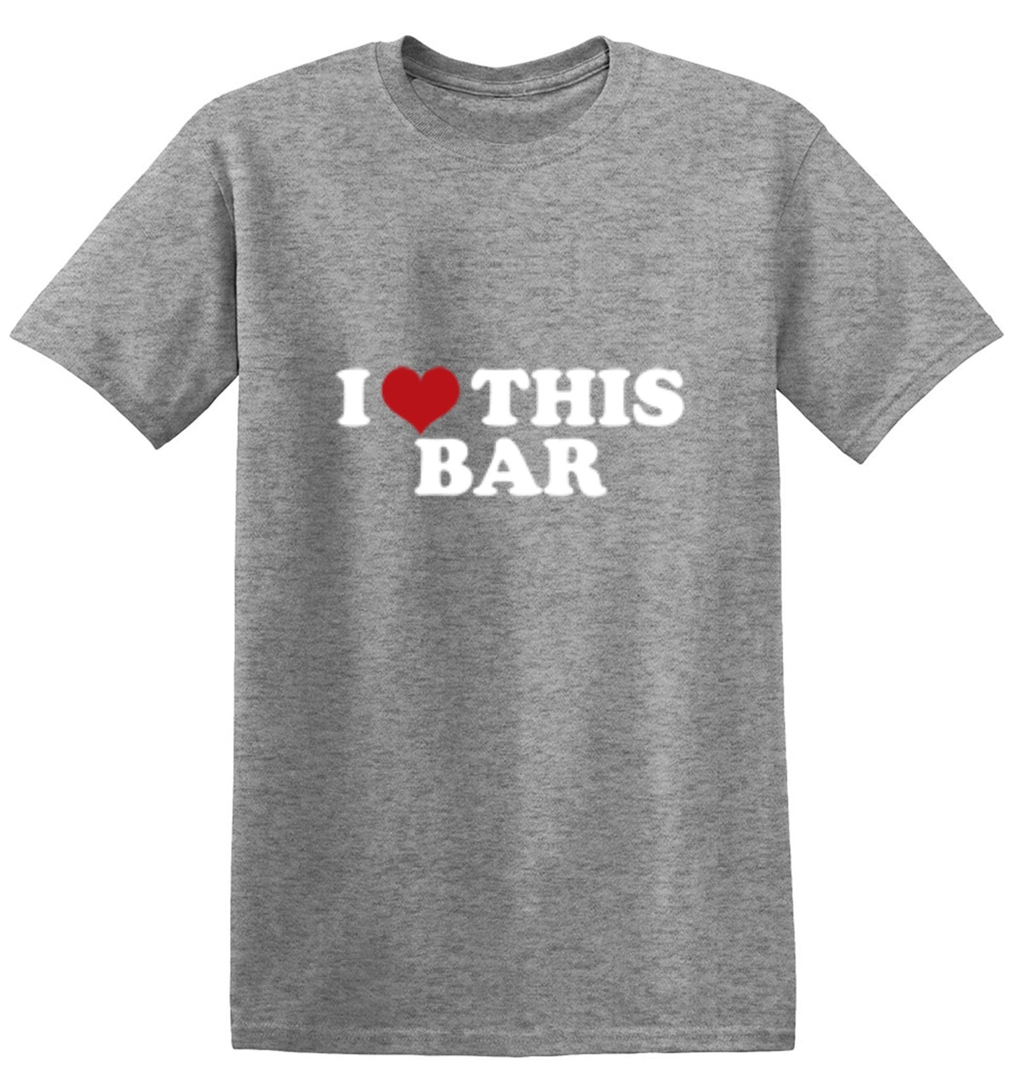 Funny T-Shirts design "I Love This Bar"