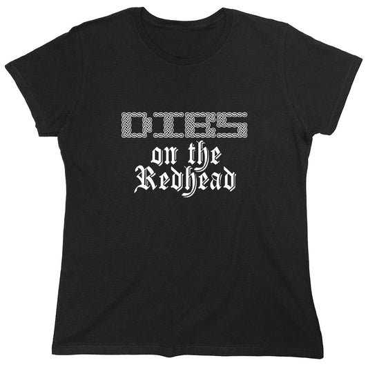 Funny T-Shirts design "DIBS REDHEAD - Womens"
