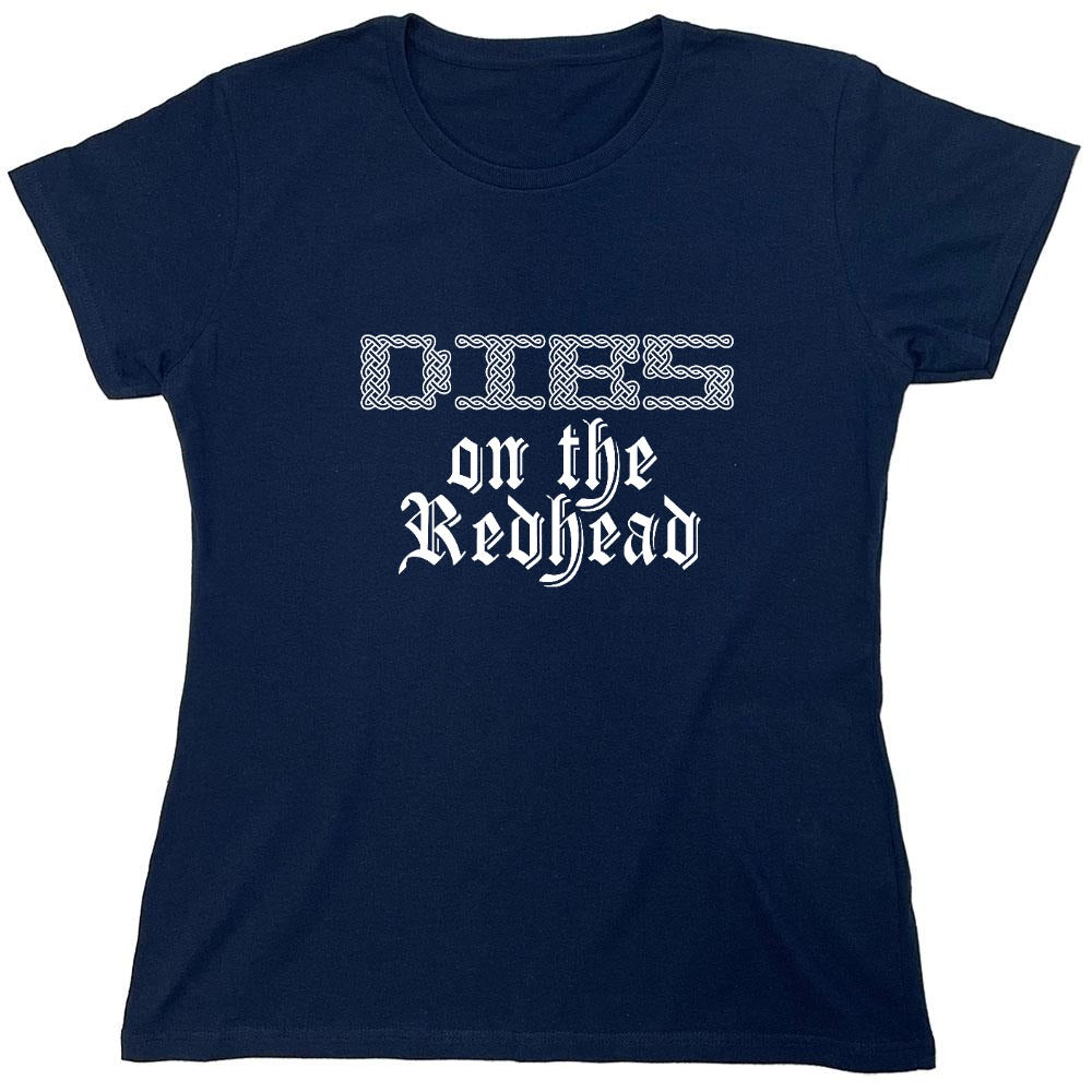 Funny T-Shirts design "DIBS REDHEAD - Womens"