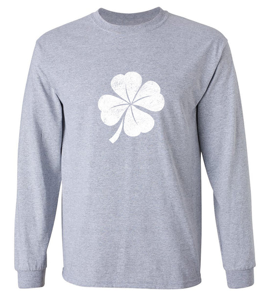 Funny T-Shirts design "4Leaf Clover 2024 Tshirt - Long Sleeve"