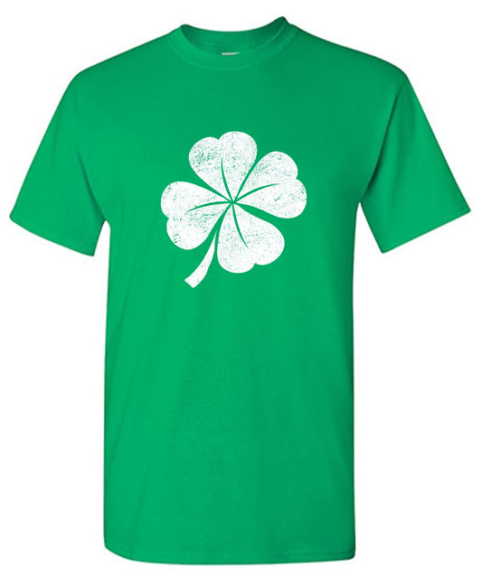 Funny T-Shirts design "4Leaf Clover 2024 Mens Tshirt"