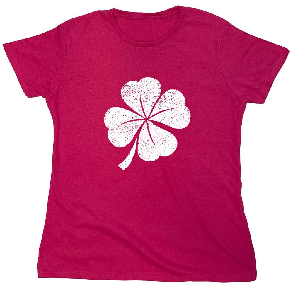 Funny T-Shirts design "4Leaf Clover 2024 Tshirt - Womens"