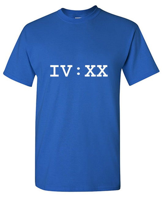 Funny T-Shirts design "IV:XX T-Shirt"