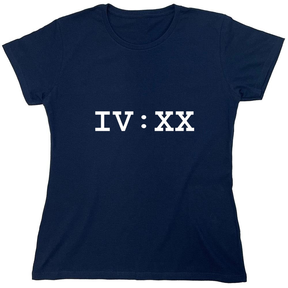 Funny T-Shirts design "IV:XX T-Shirt - Womens"
