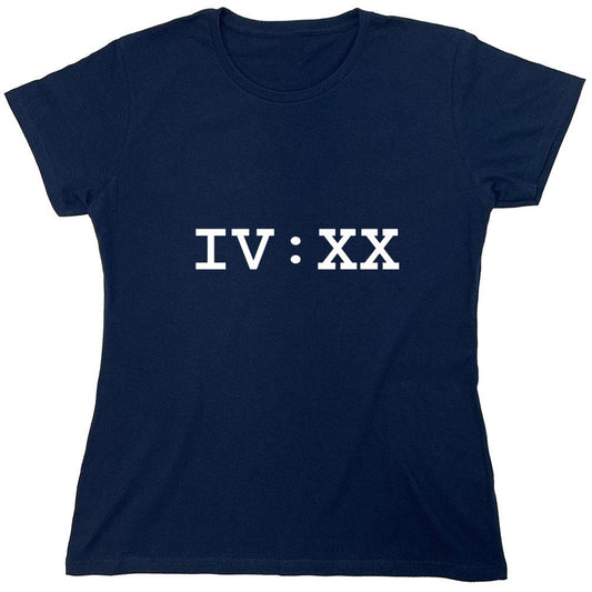 Funny T-Shirts design "IV:XX T-Shirt - Womens"