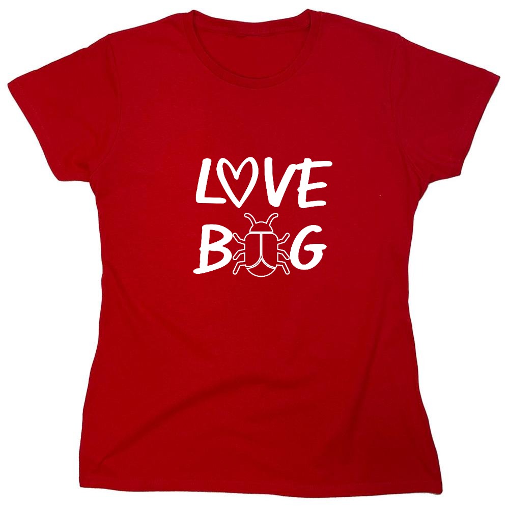 Funny T-Shirts design "LOVE BUG - Womens"