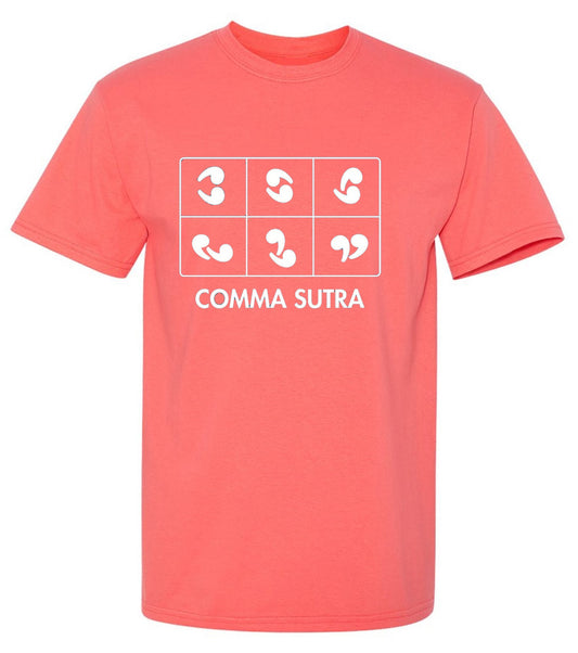Funny T-Shirts design "Comma Sutra"