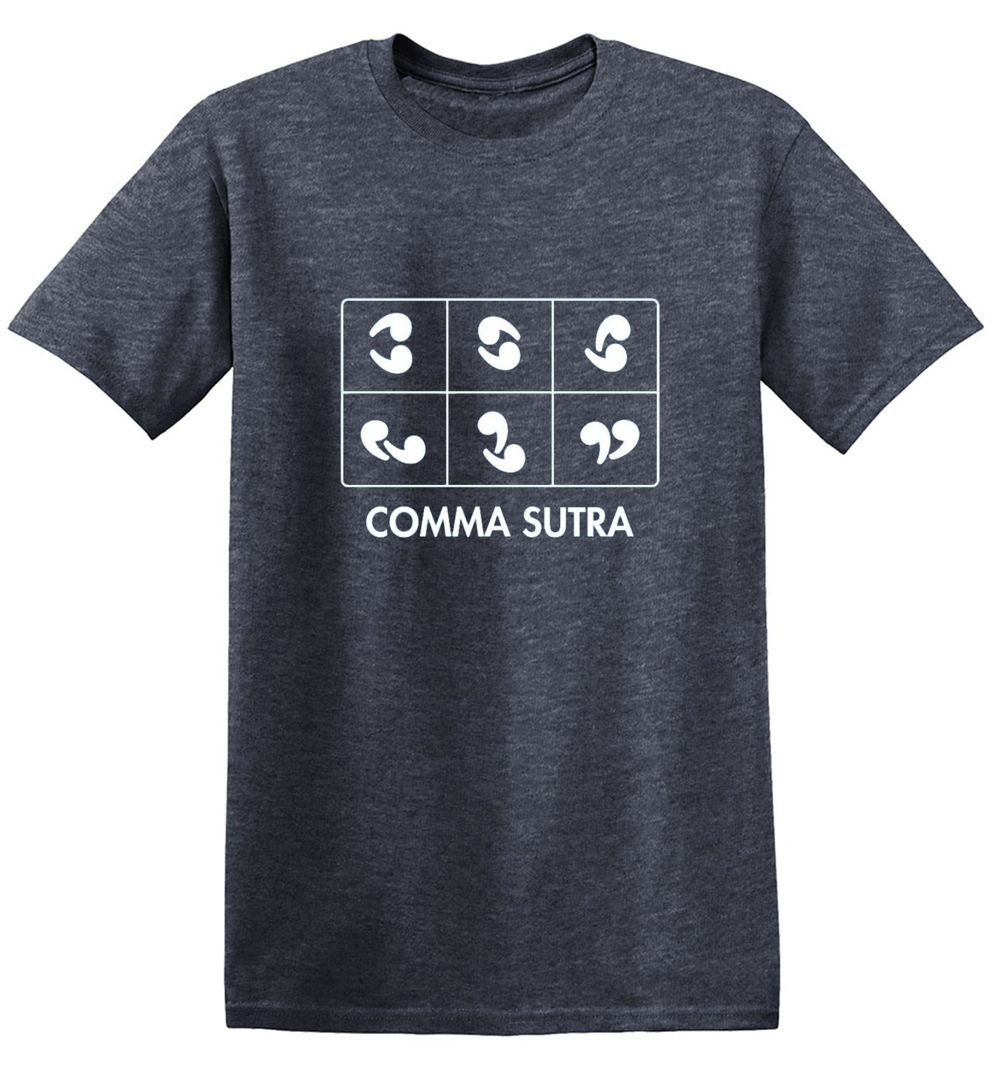 Funny T-Shirts design "Comma Sutra"