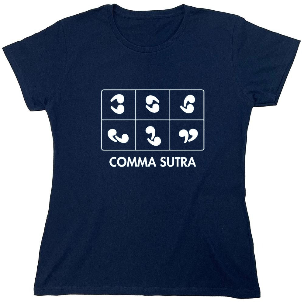 Funny T-Shirts design "Comma Sutra - Womens"