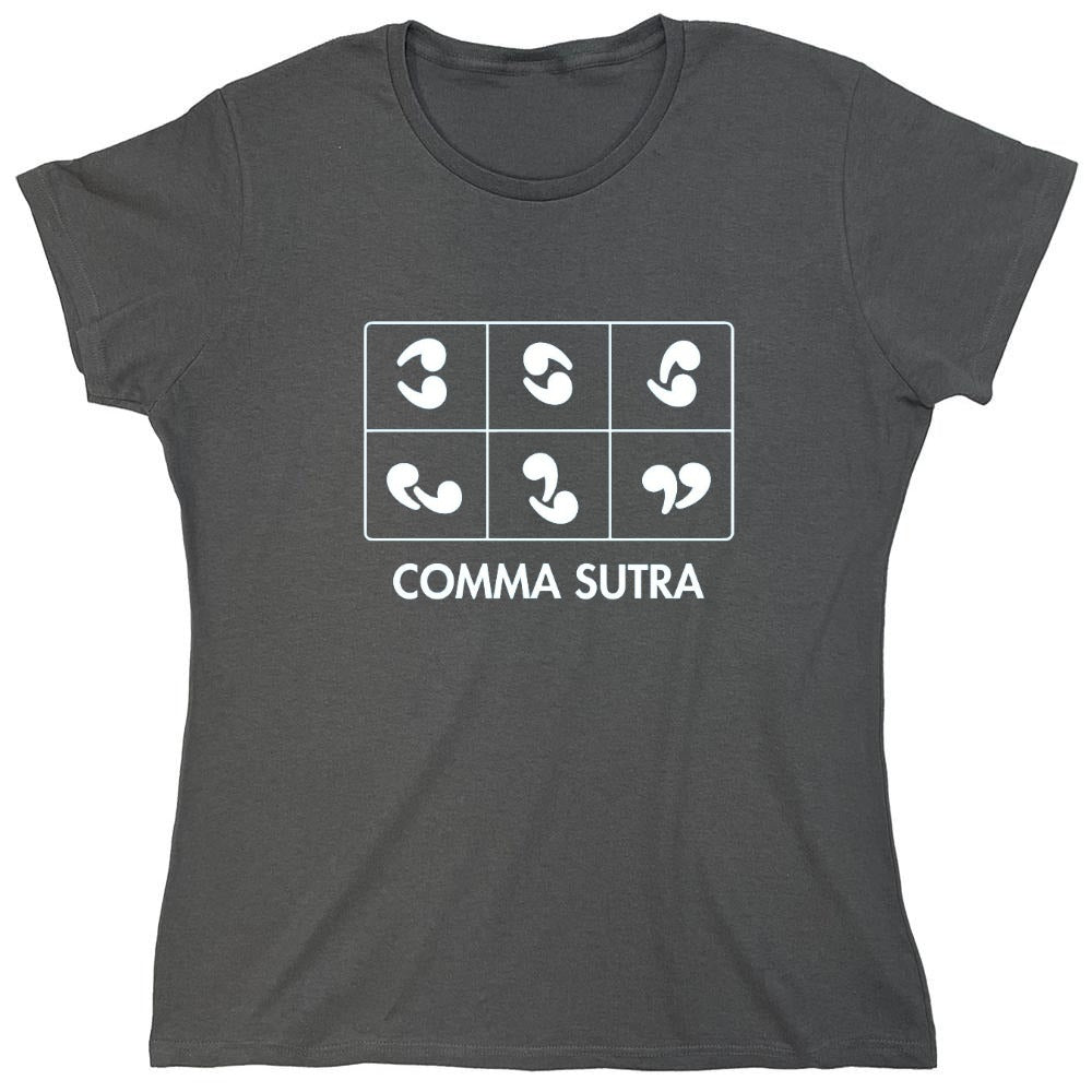 Funny T-Shirts design "Comma Sutra - Womens"
