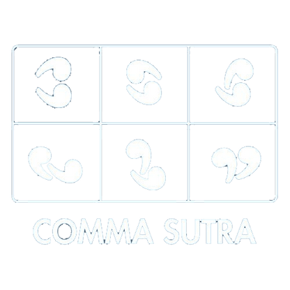 Funny T-Shirts design "Comma Sutra"