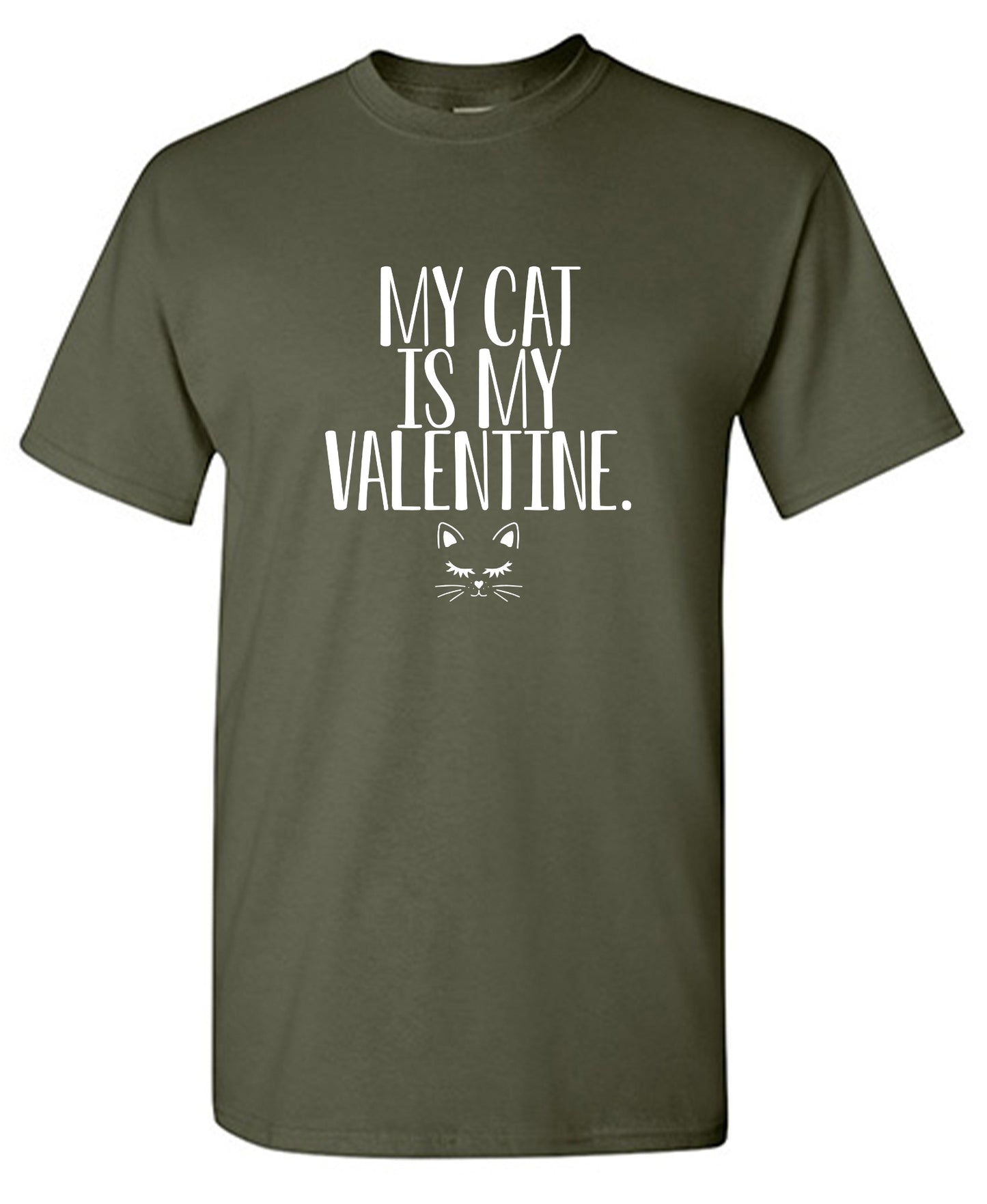Funny T-Shirts design "CAT VALENTINE"